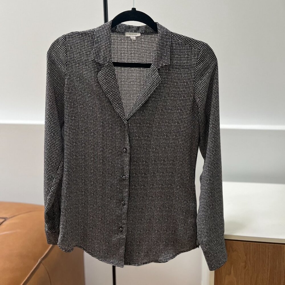 TRISTAN – Shirt, Blouse – Black&White – Size XS